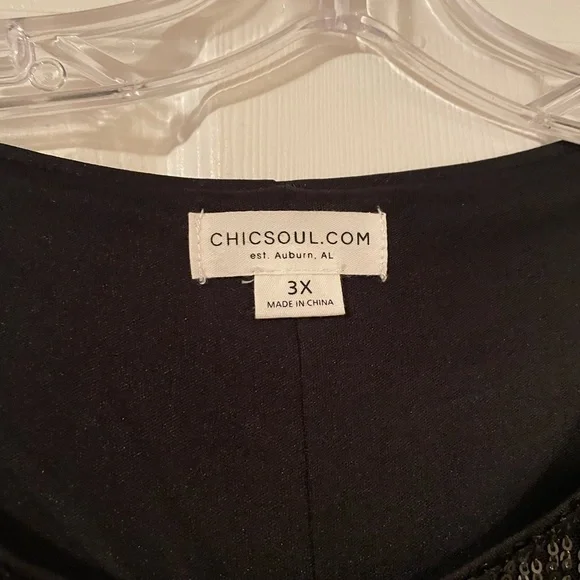 3x Black Sequin dress from Chic Soul. Never worn, only tried on. - Picture 3 of 3